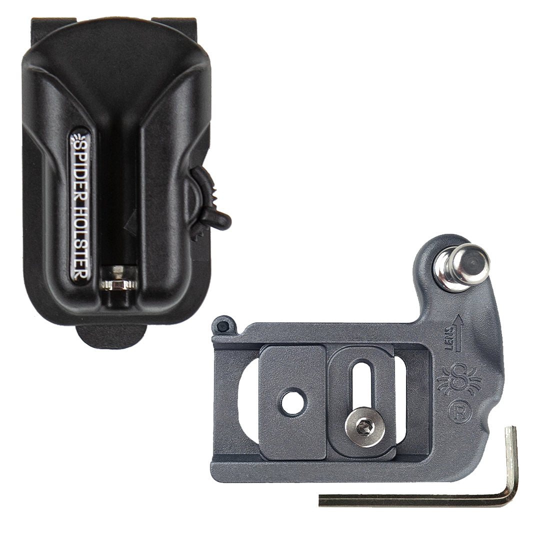 190: Spider X Holster Set Small Camera Plate