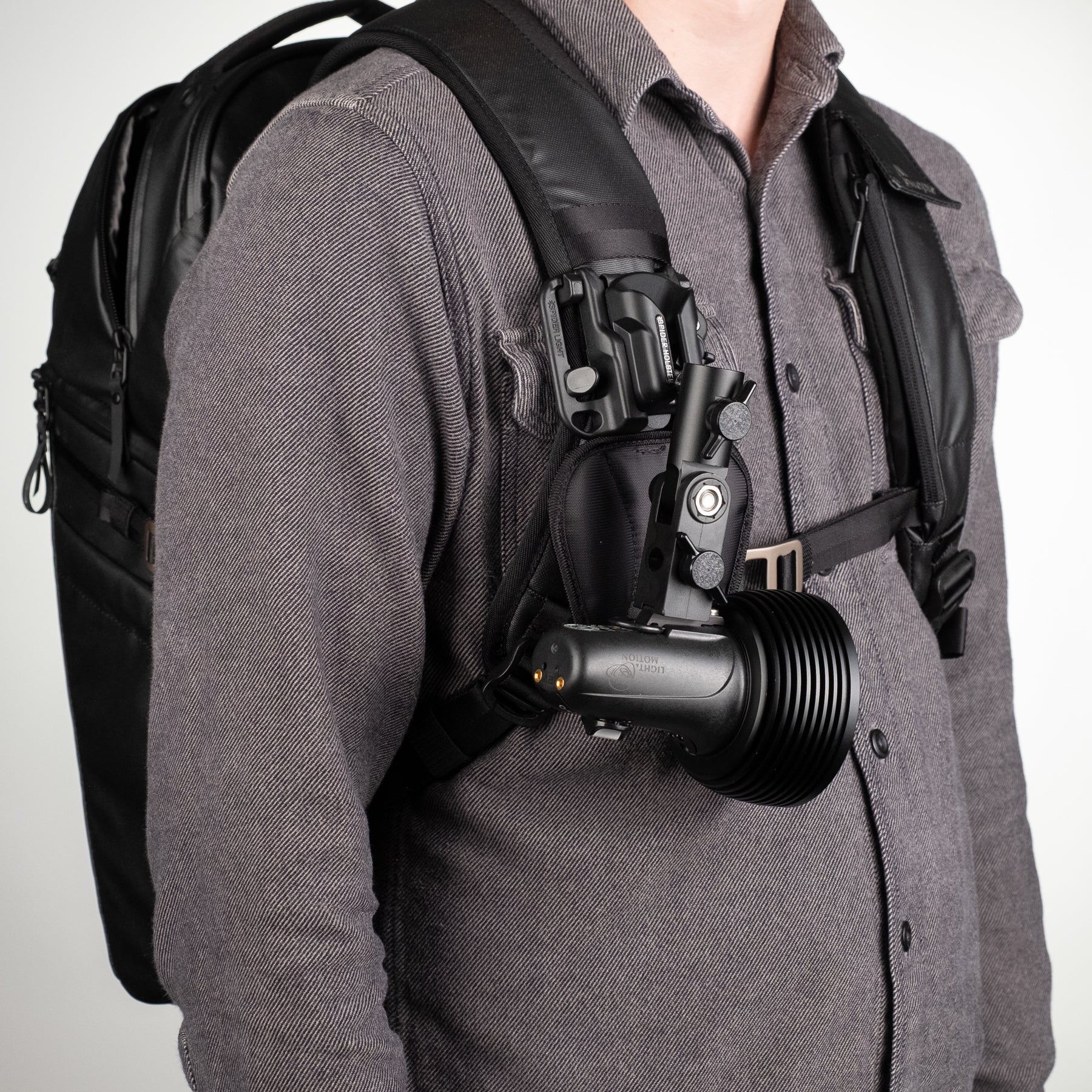 195LM: Spider-X Backpack Holster + Accessory Pin Kit