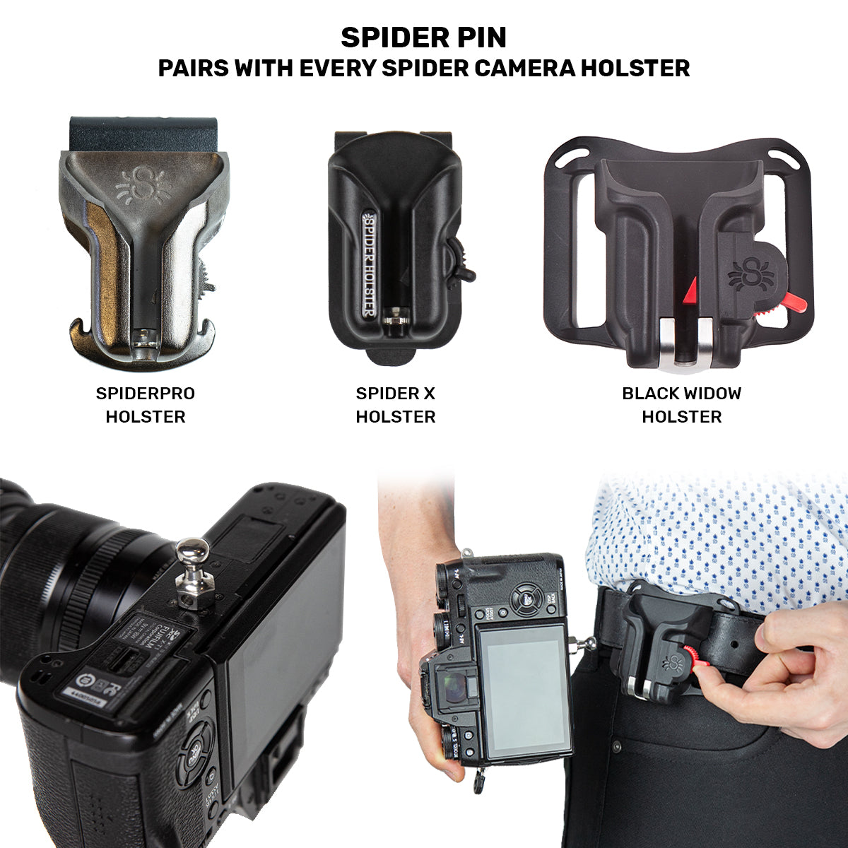 195LM: Spider-X Backpack Holster + Accessory Pin Kit