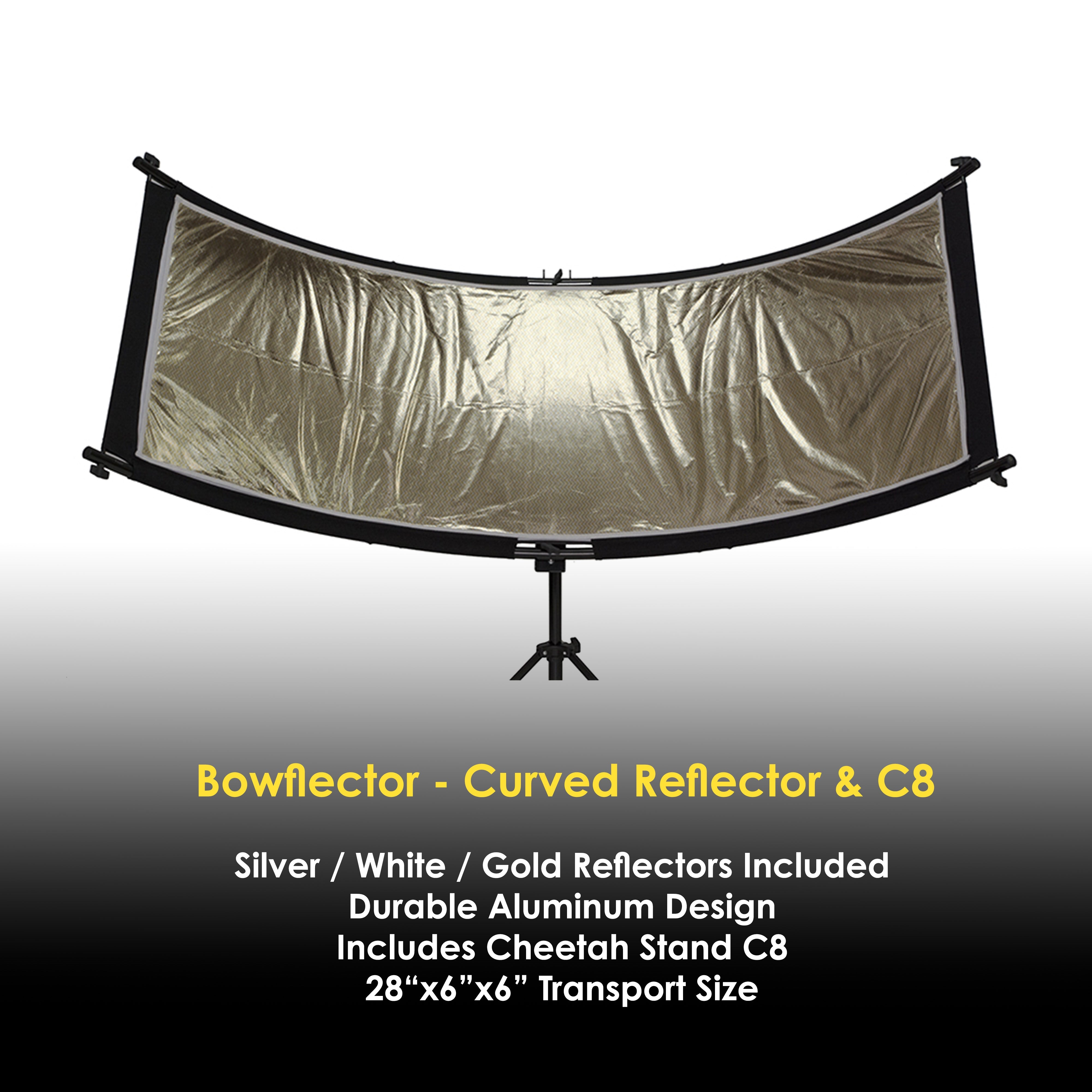 Bowflector with C8 Light Stand