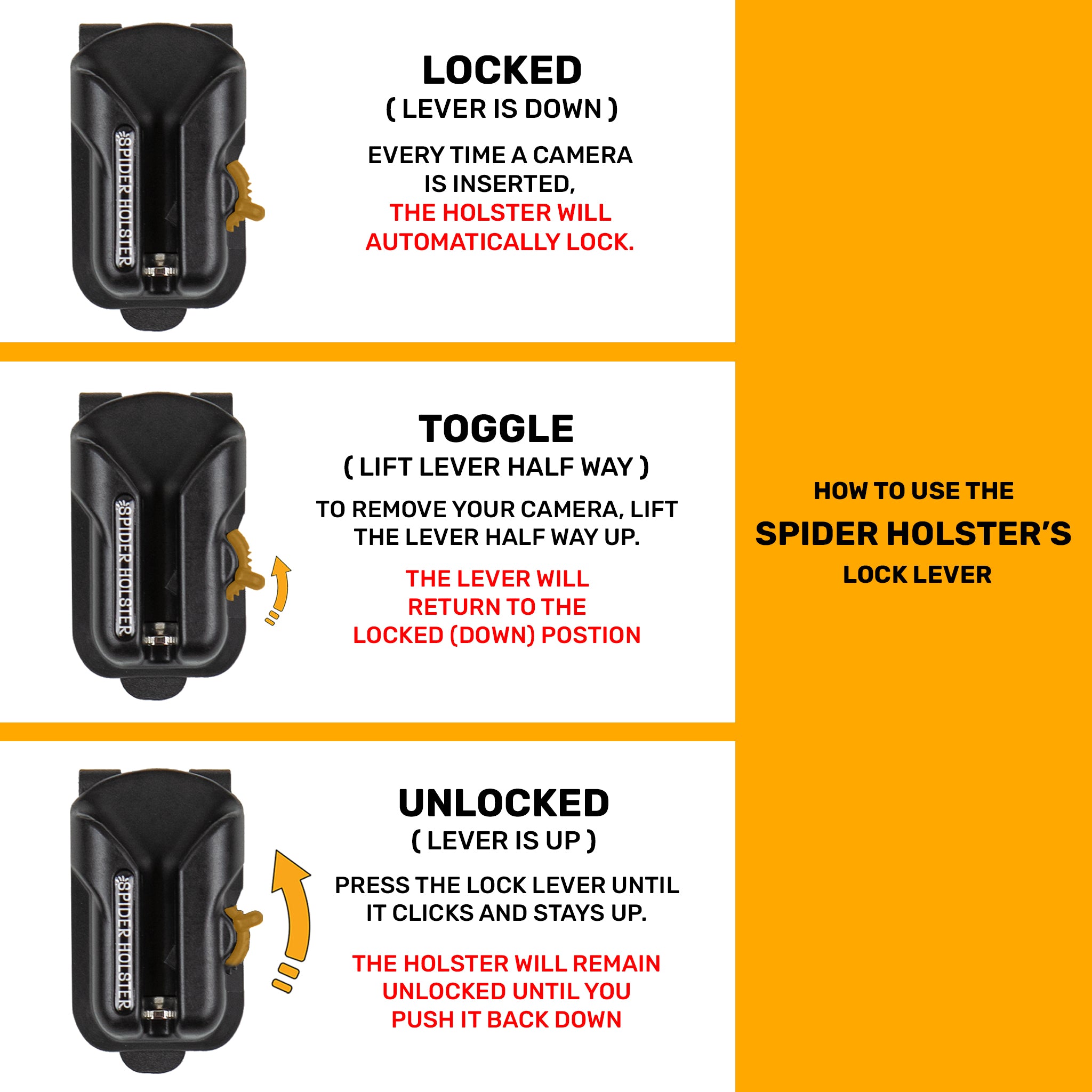 190D: Spider X Holster Set