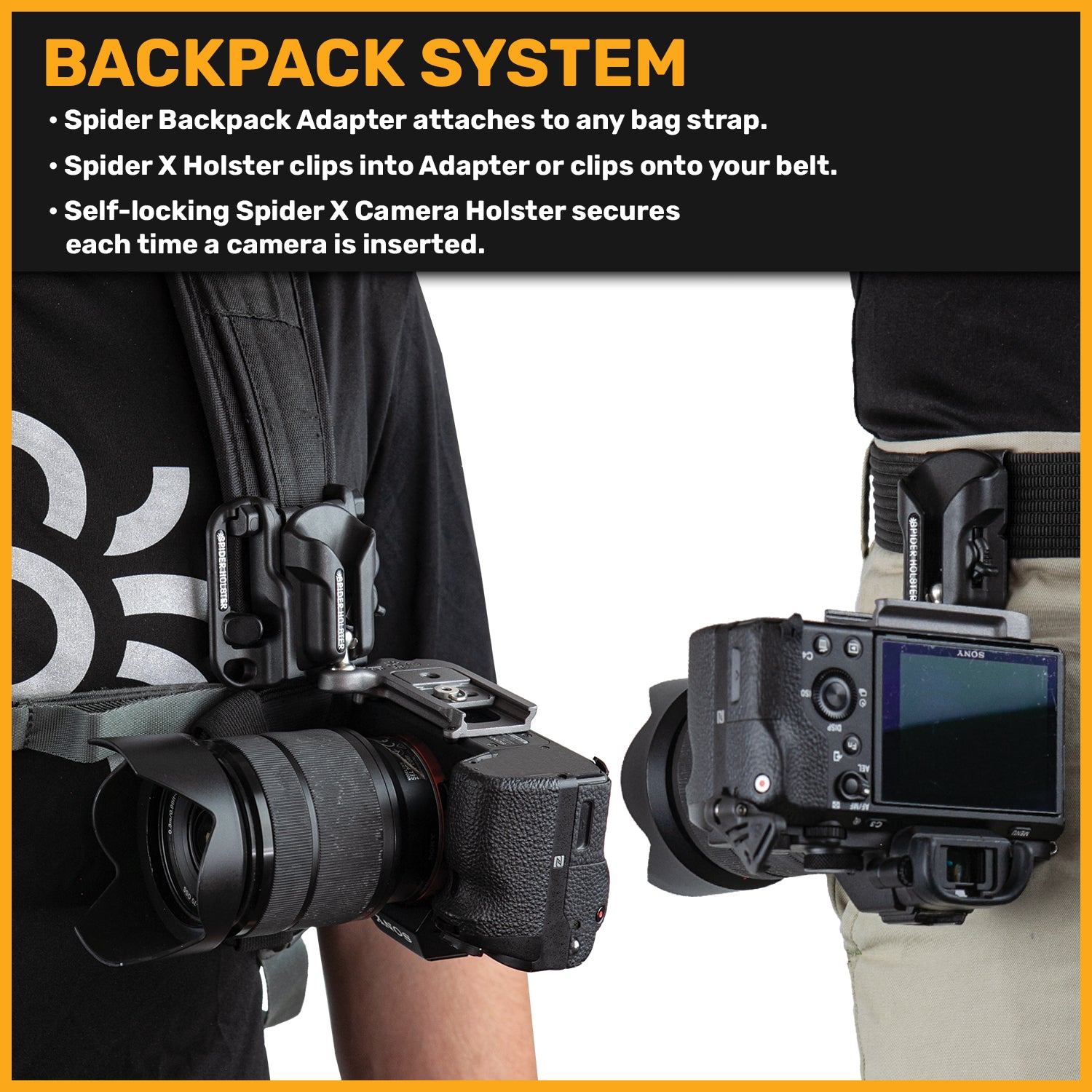 195: Spider X Backpacker Kit + Small Camera Plate