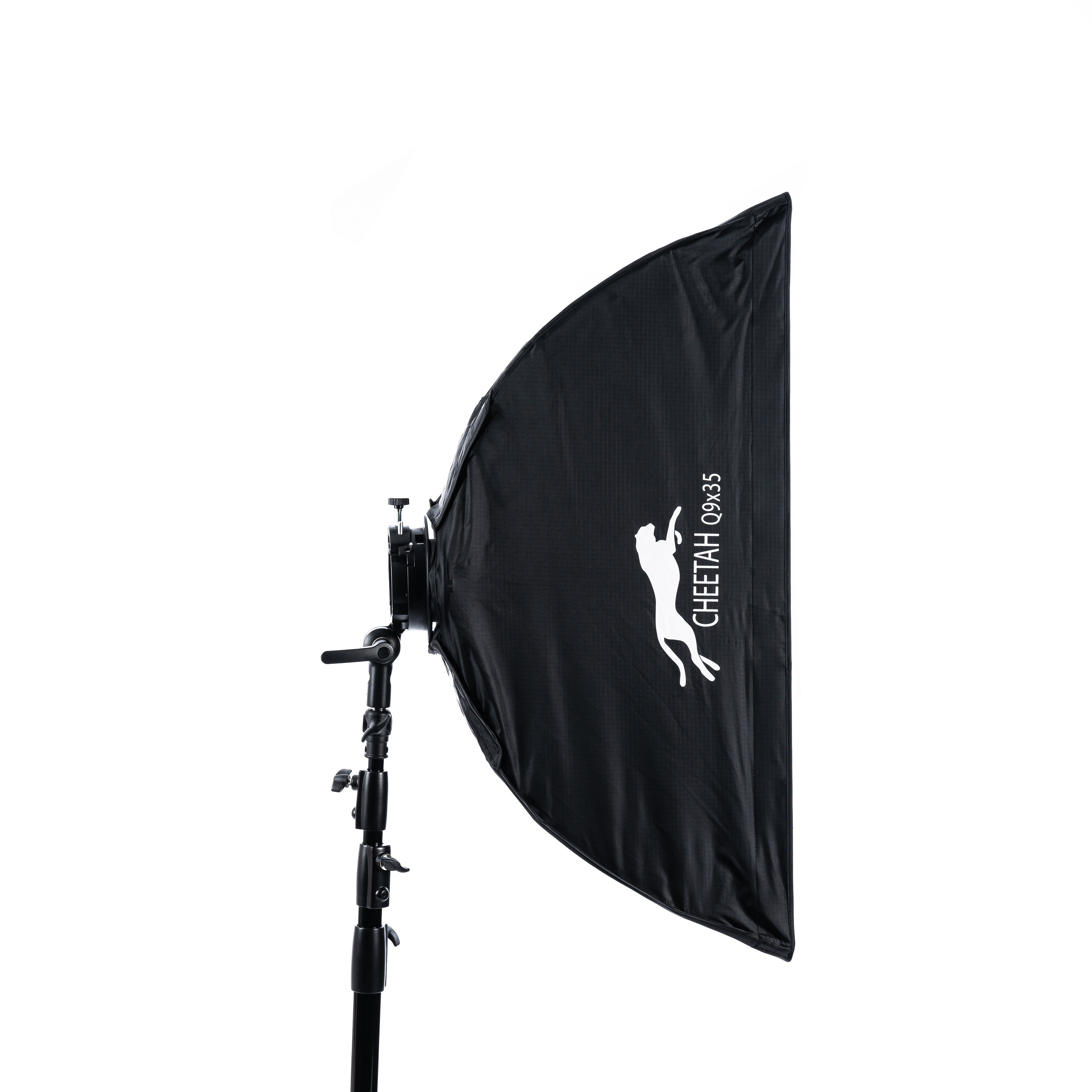 Cheetah Stand 9x35 Strip Box Softbox