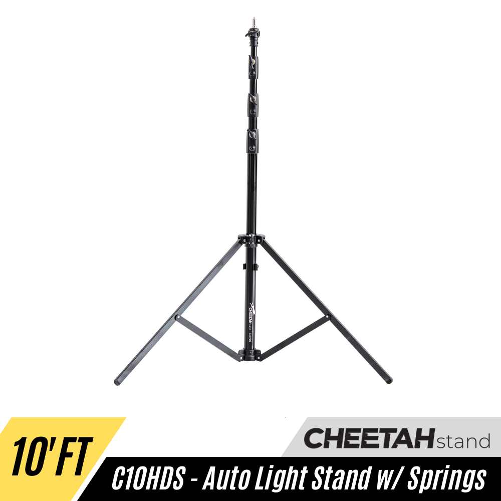 C10 HDS Auto Stand - 10 foot heavy duty stand with springs