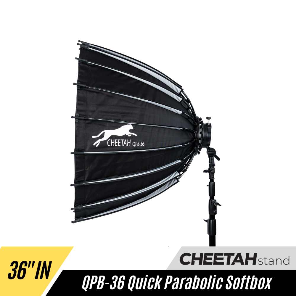 Cheetah Stand QPB-36 Deep Parabolic Softbox