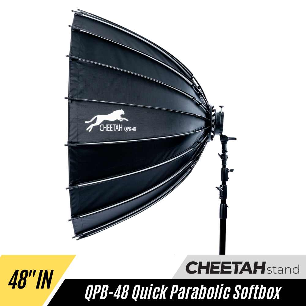 Cheetah Stand QPB-48 Deep Parabolic Softbox