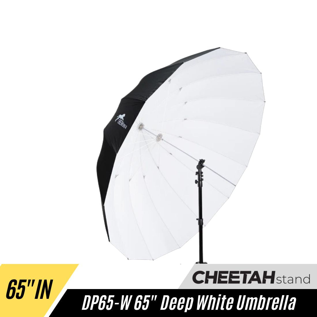 65" White Deep Umbrella