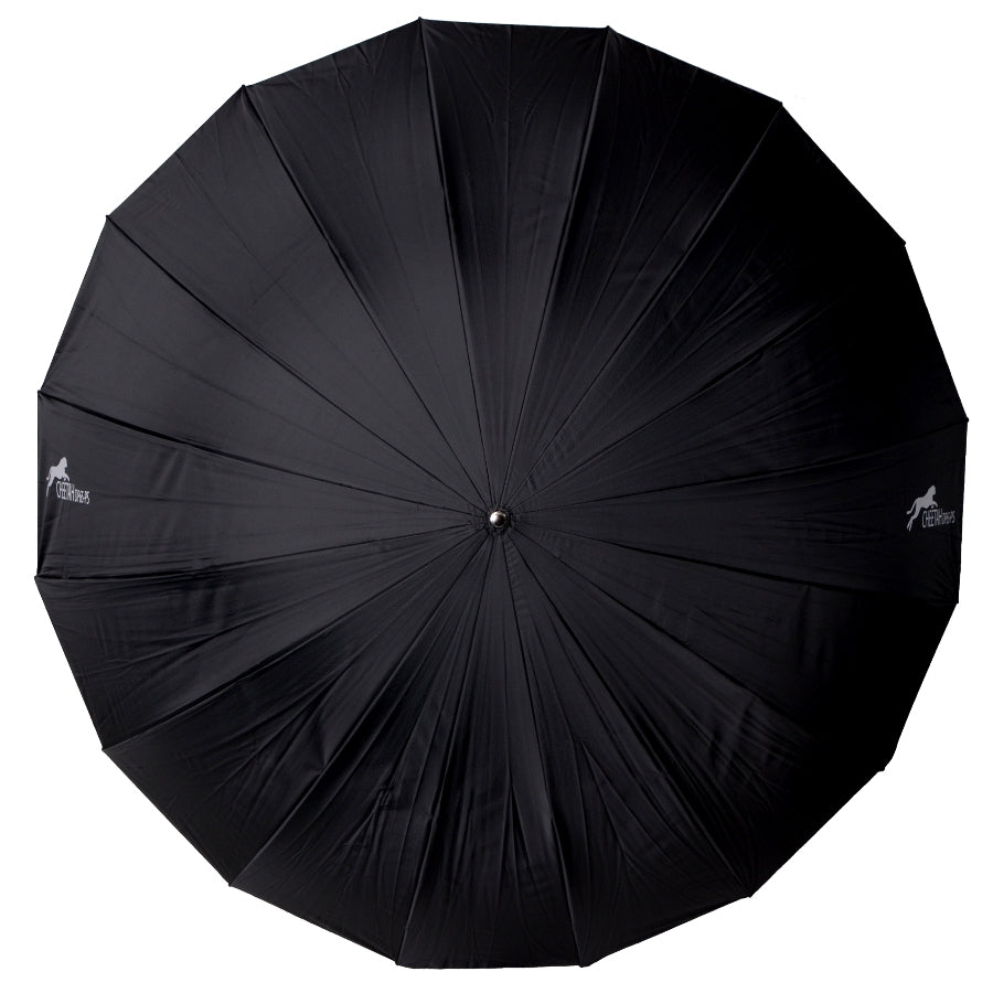 65" Pebble Silver Deep Umbrella with Diffuser
