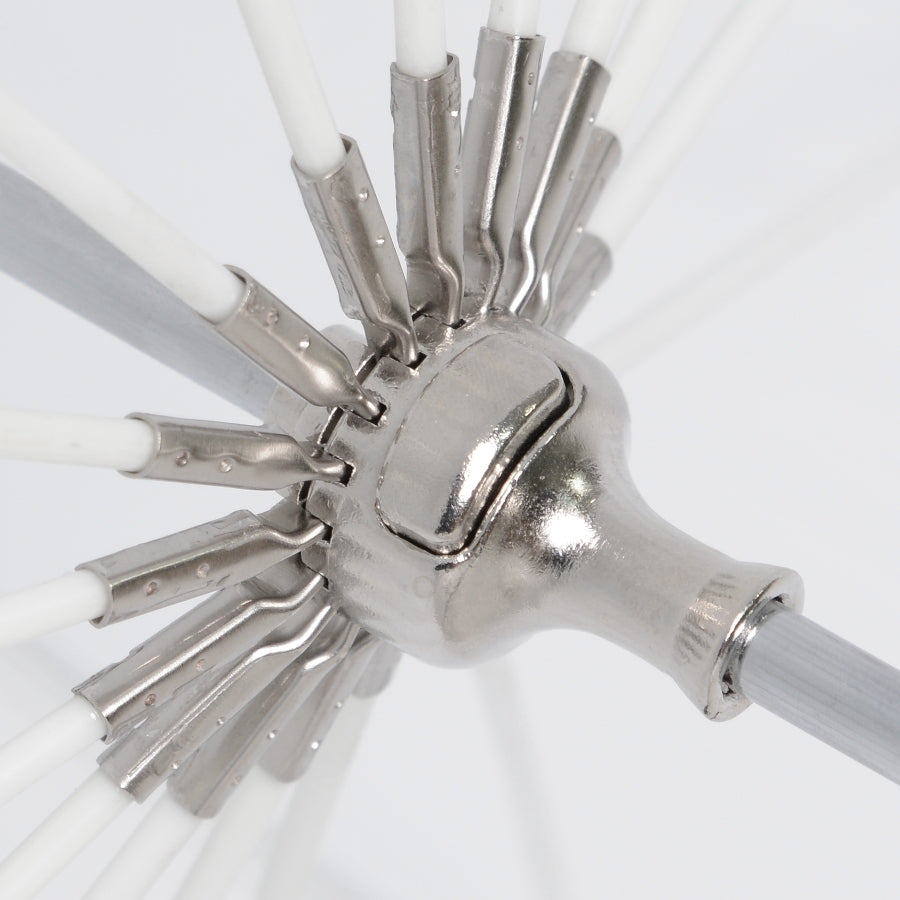 65" Pebble Silver Deep Umbrella with Diffuser