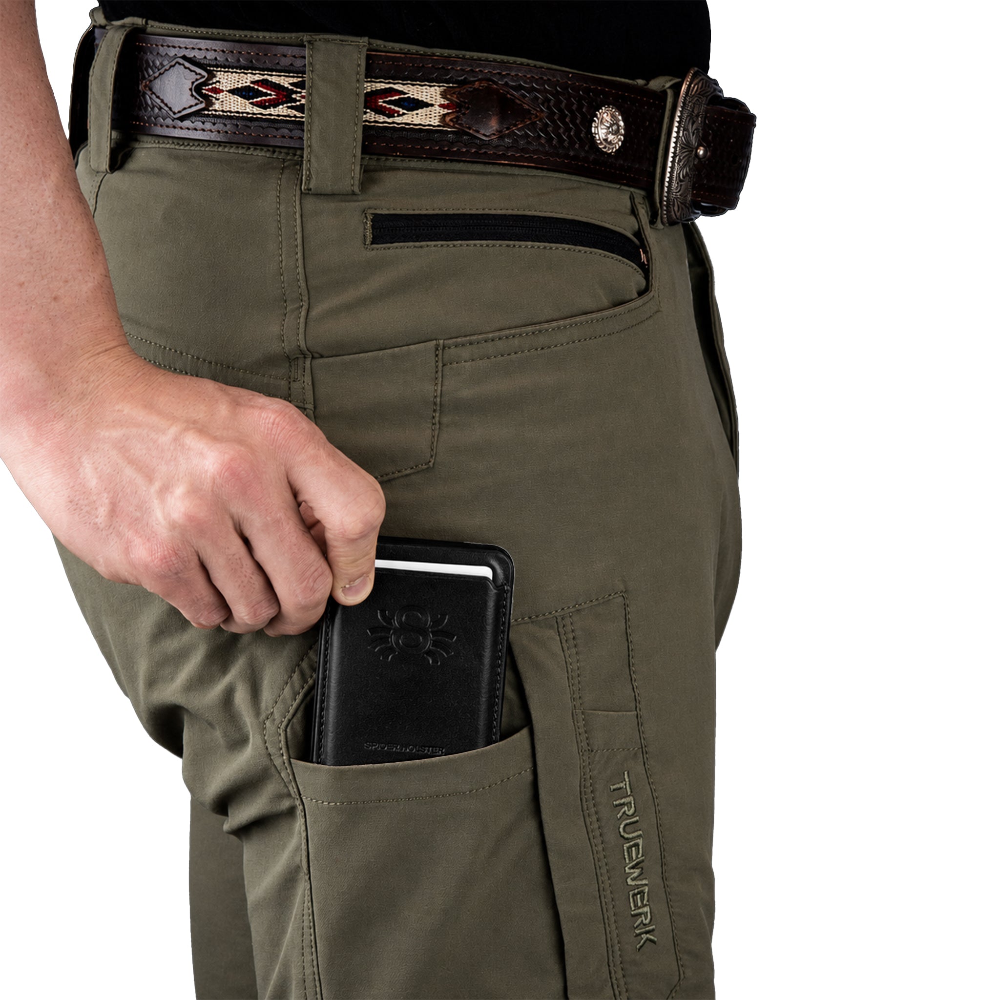 Spider Holster Leather Magnetic Wallet