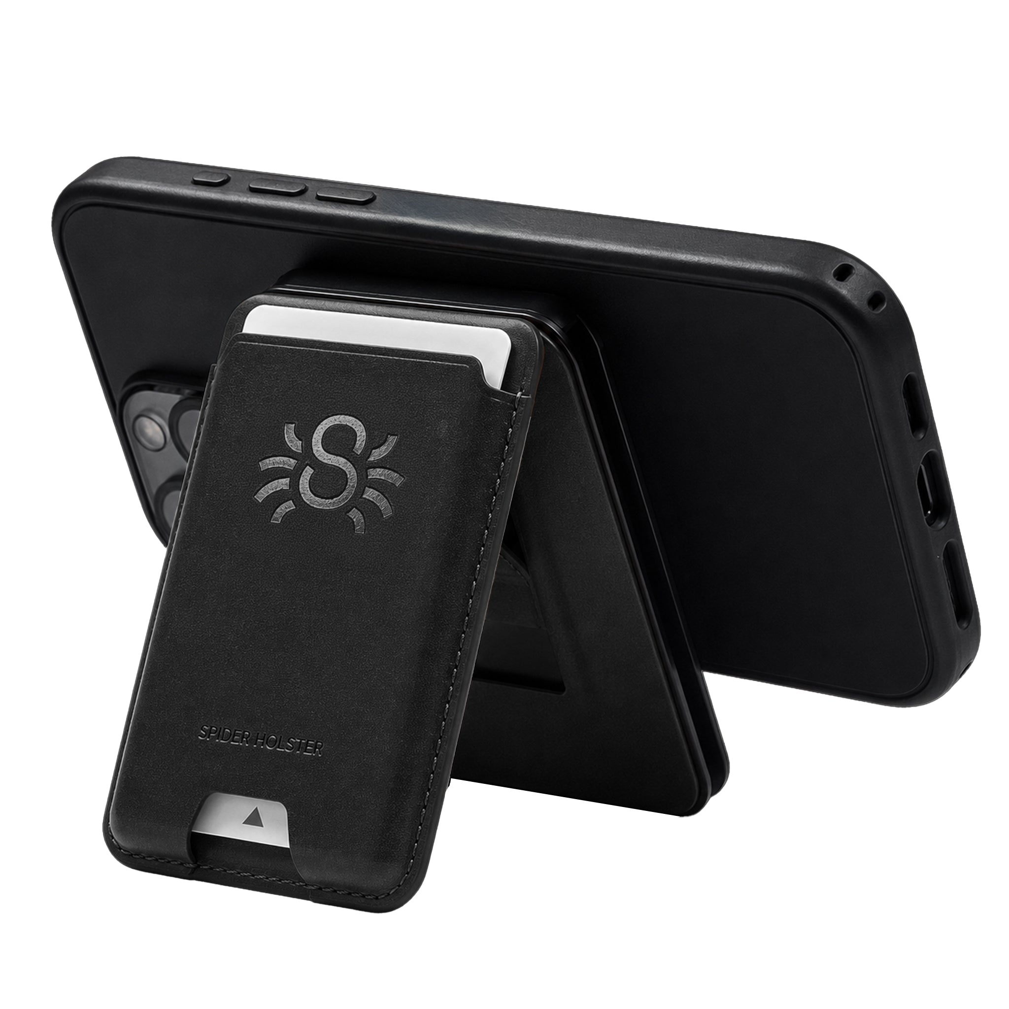 Spider Holster Leather Magnetic Wallet