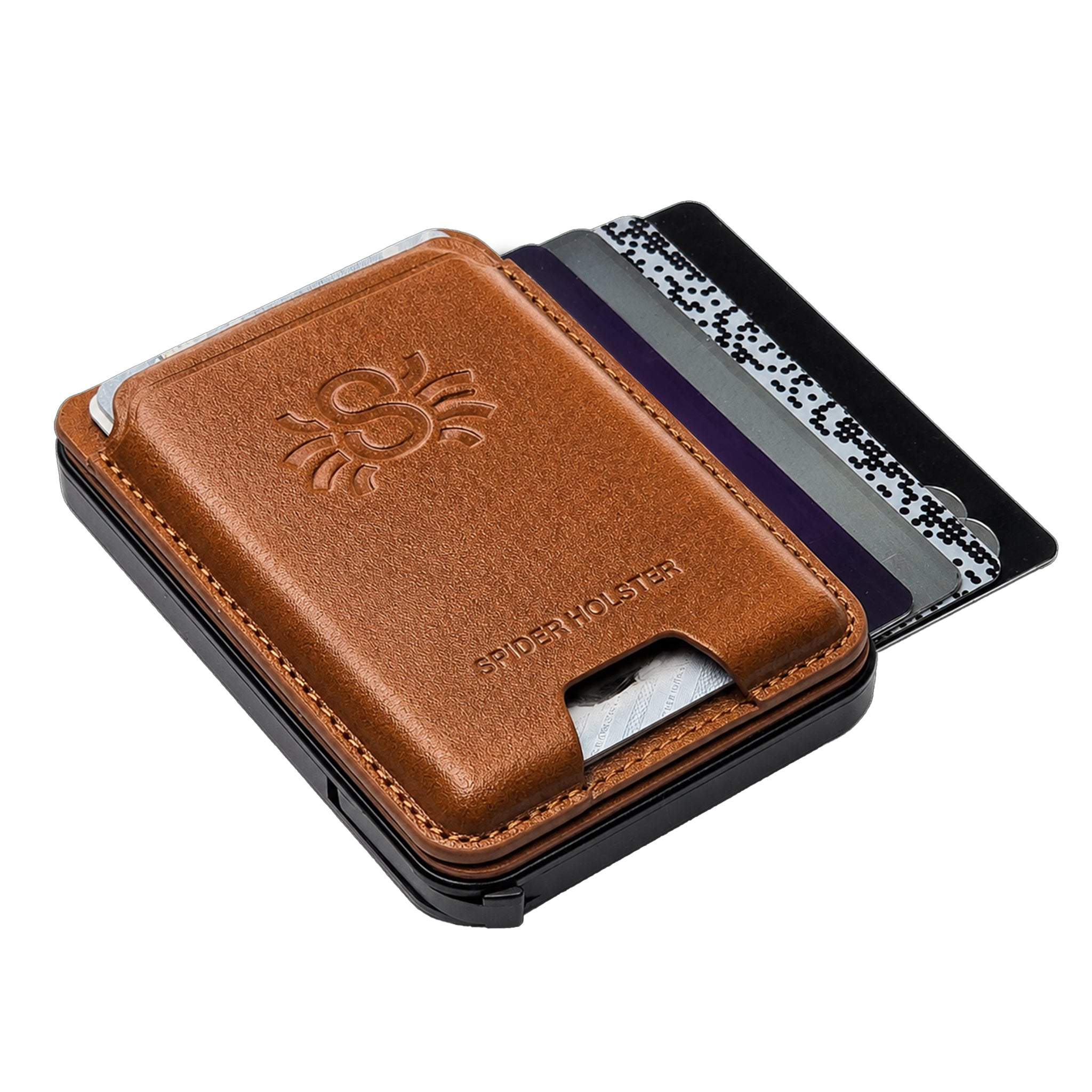 Spider Holster Leather Magnetic Wallet