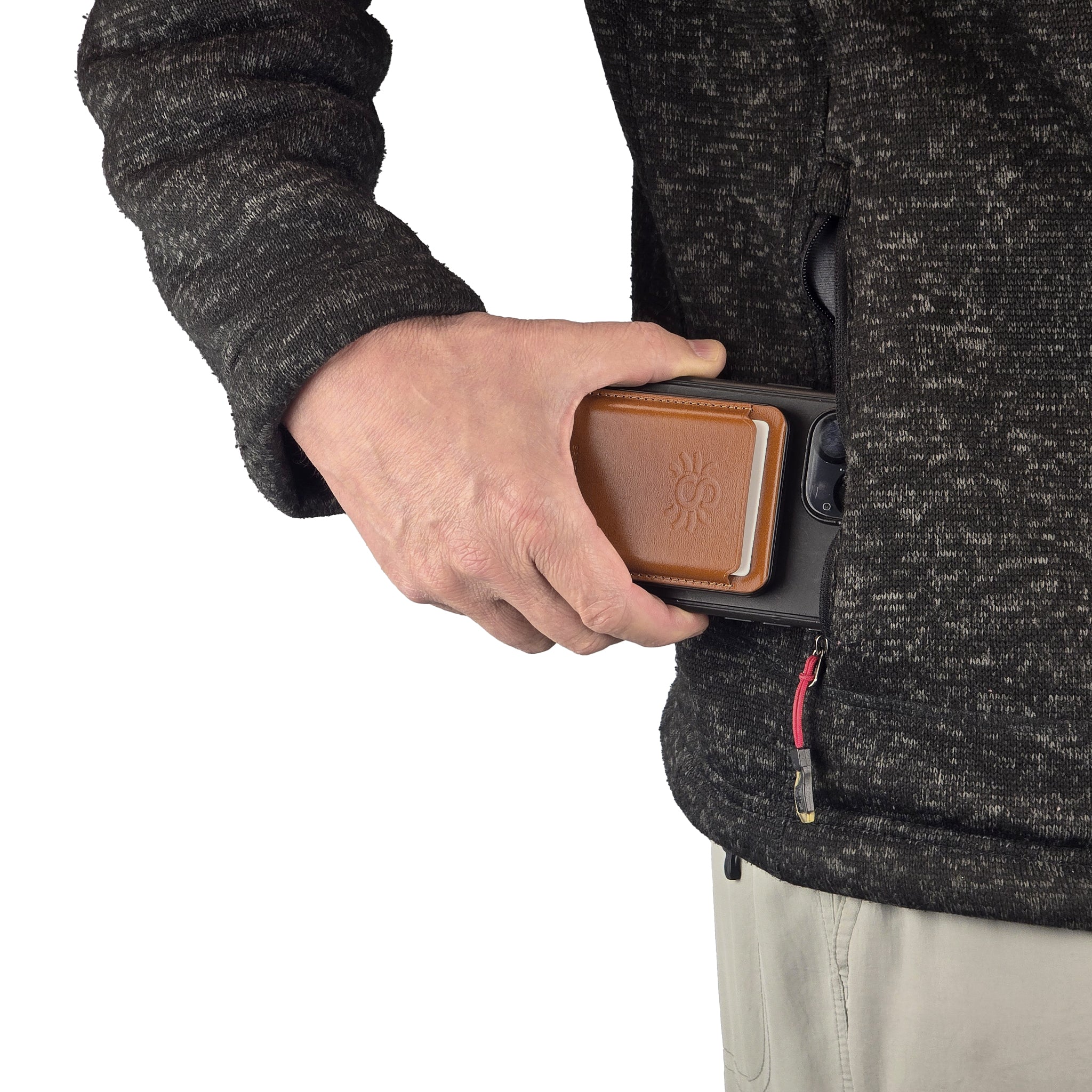 Spider Holster Leather Magnetic Wallet
