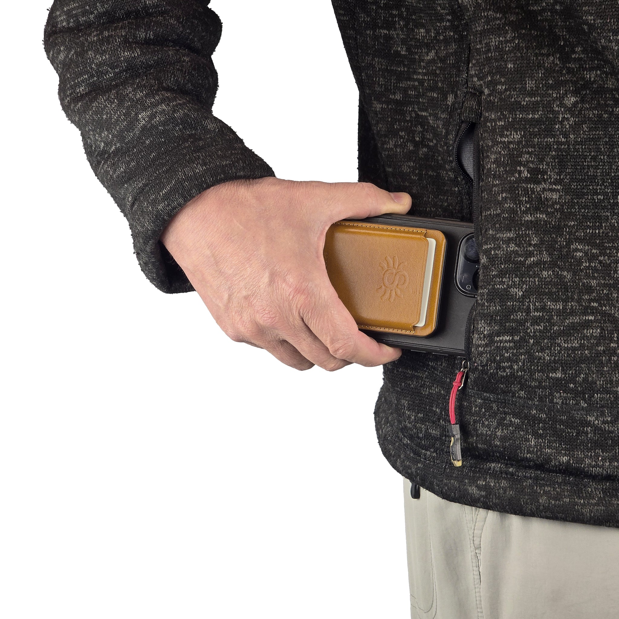 Spider Holster Leather Magnetic Wallet