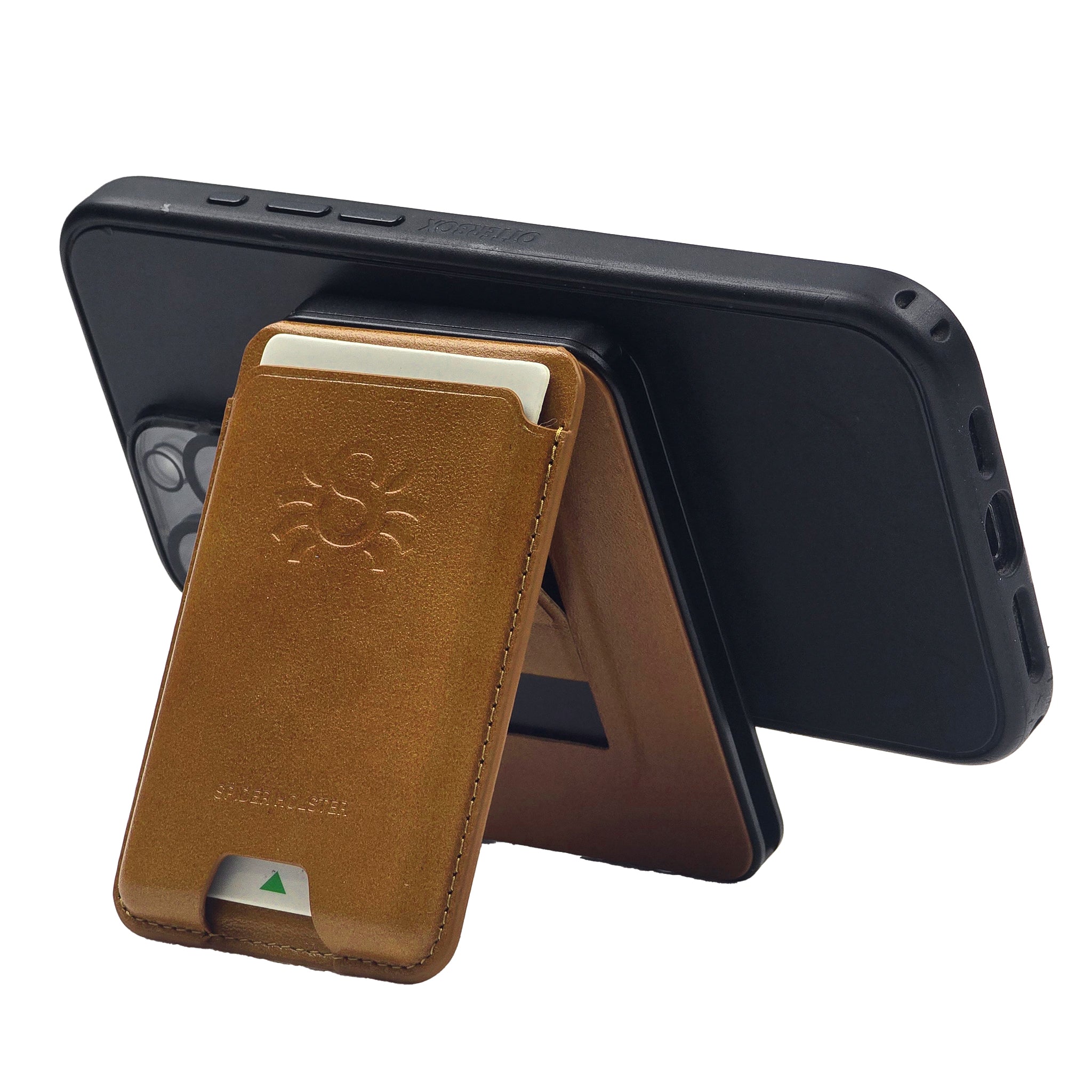 Spider Holster Leather Magnetic Wallet