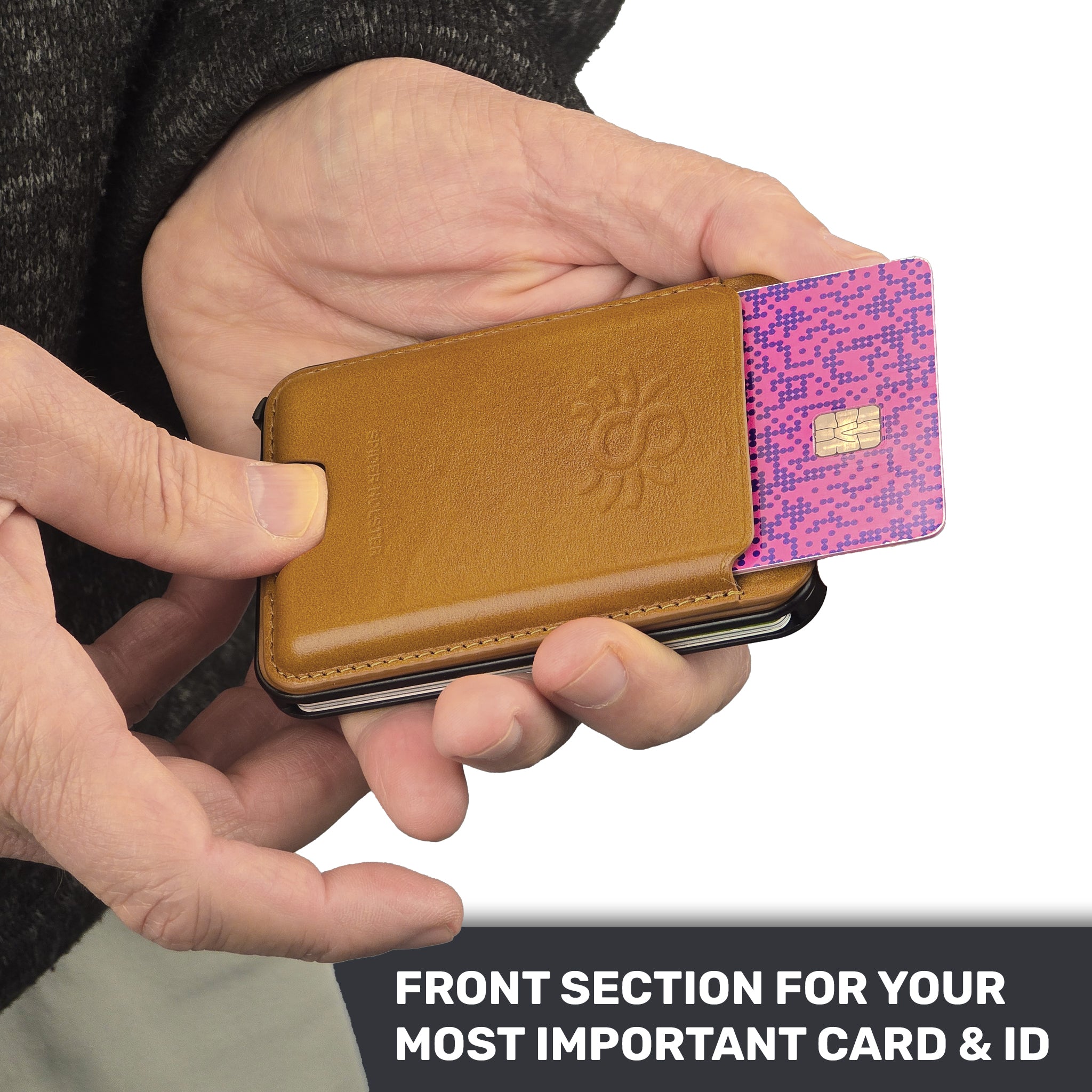 Spider Holster Leather Magnetic Wallet