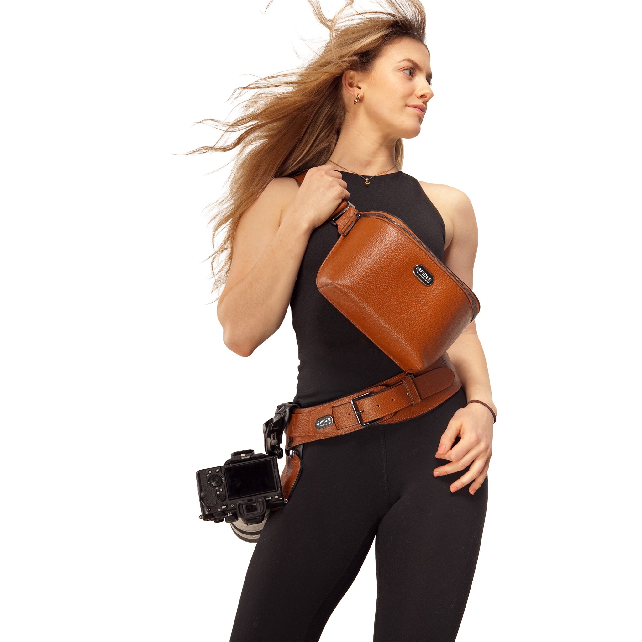 1540: SpiderPro Leather Sling Pouch
