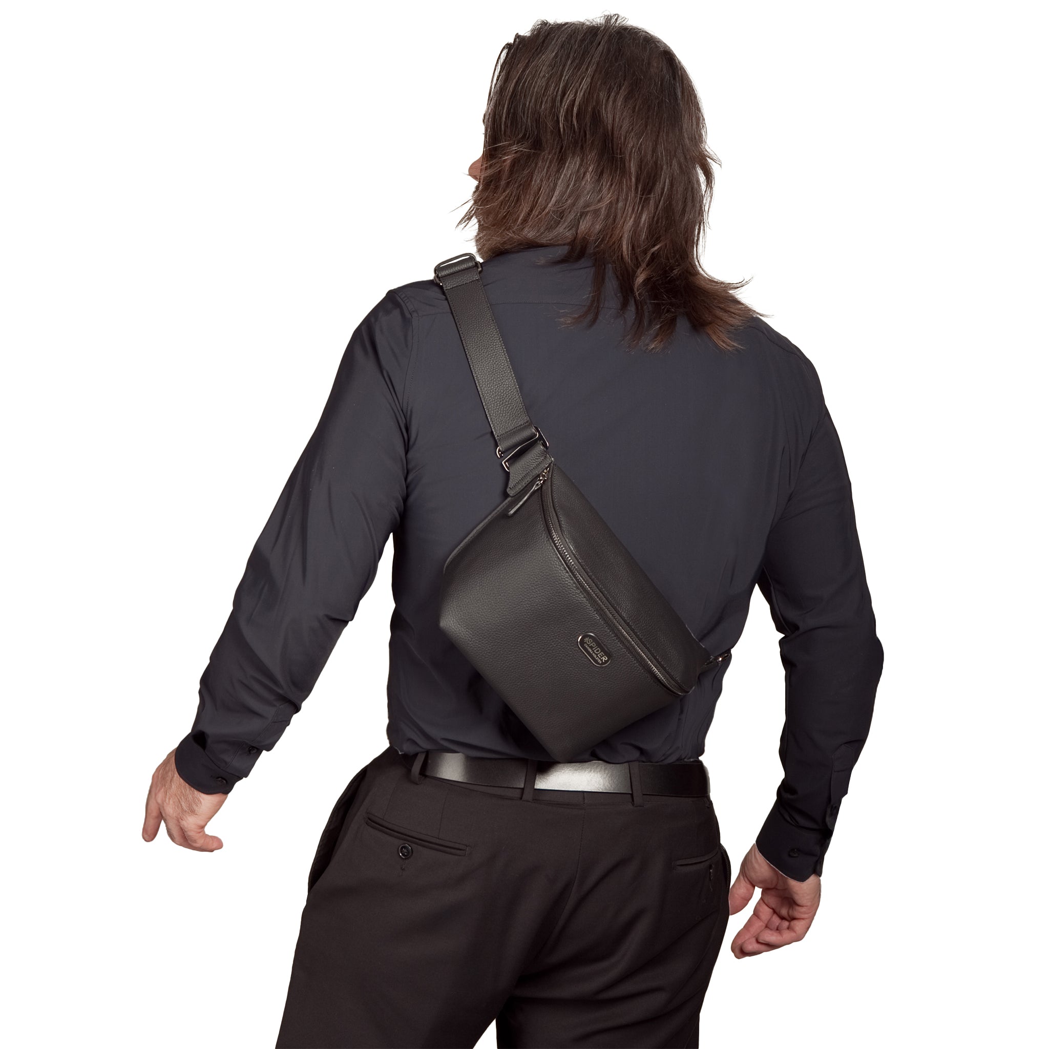 1540: SpiderPro Leather Sling Pouch