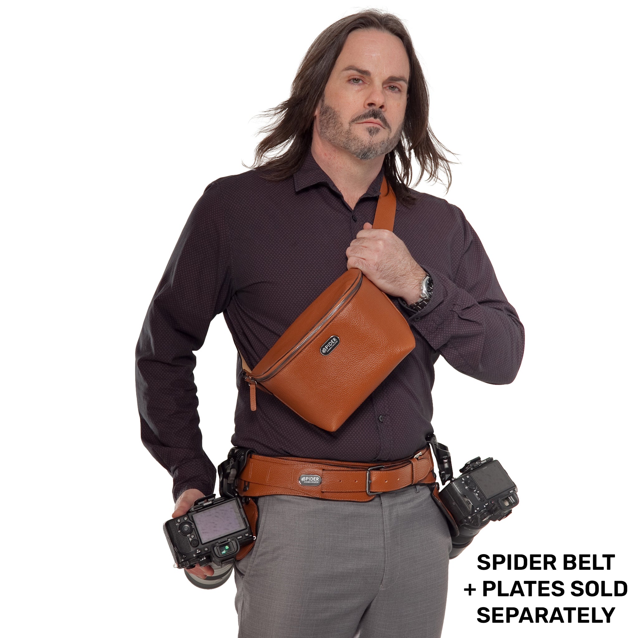 1540: SpiderPro Leather Sling Pouch