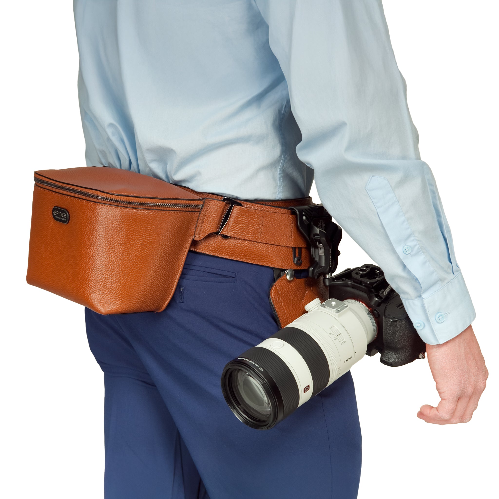 1540: SpiderPro Leather Sling Pouch