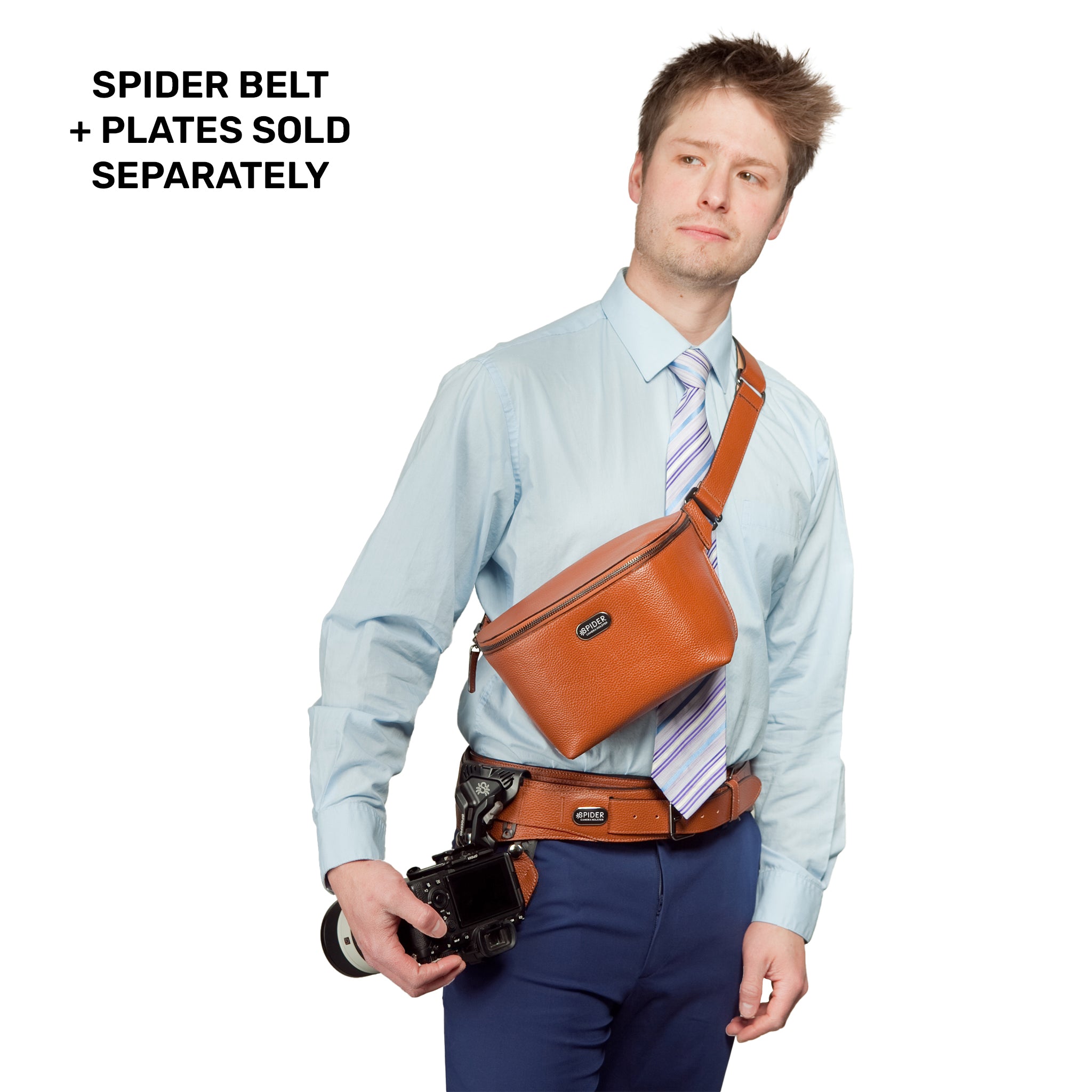 1540: SpiderPro Leather Sling Pouch