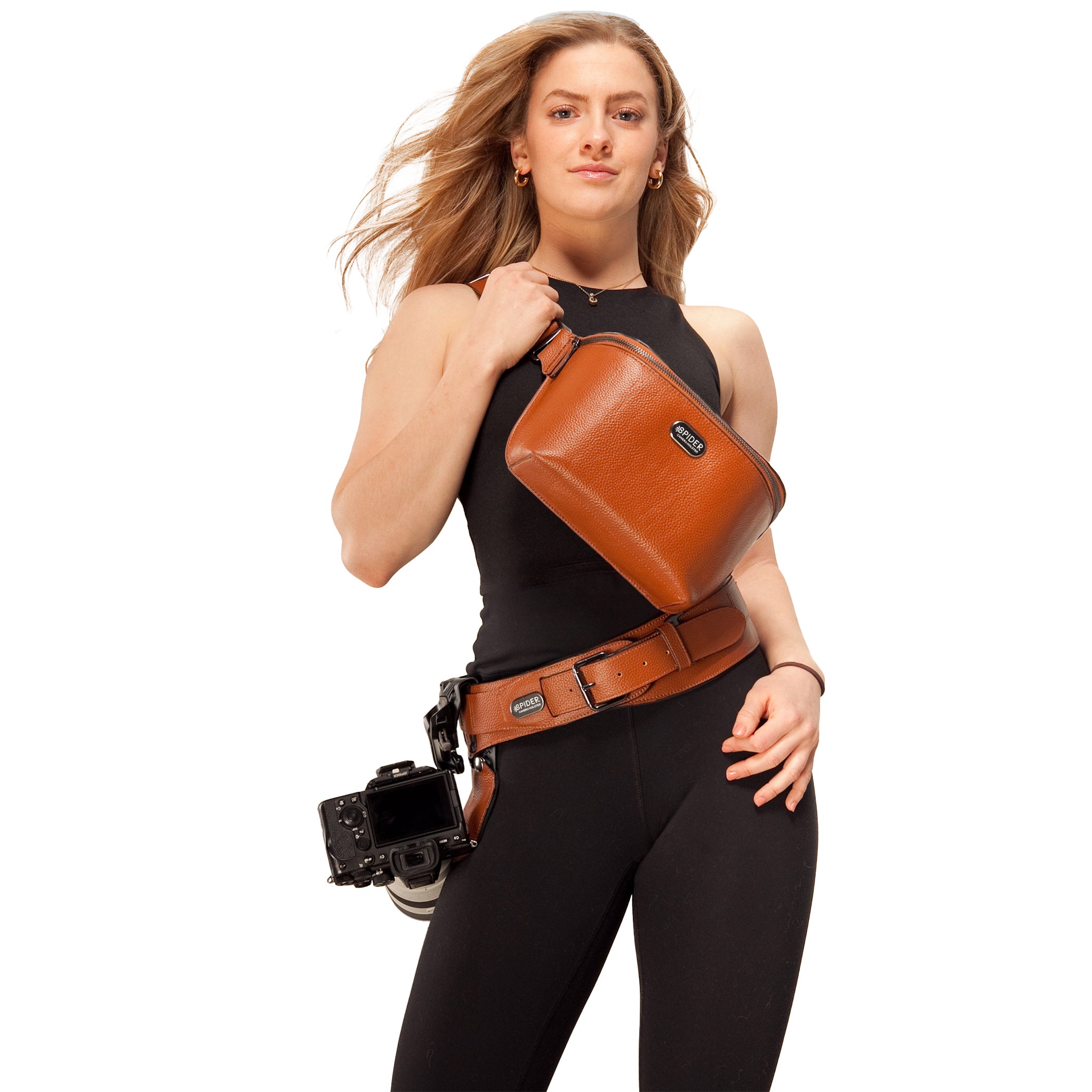 1540: SpiderPro Leather Sling Pouch