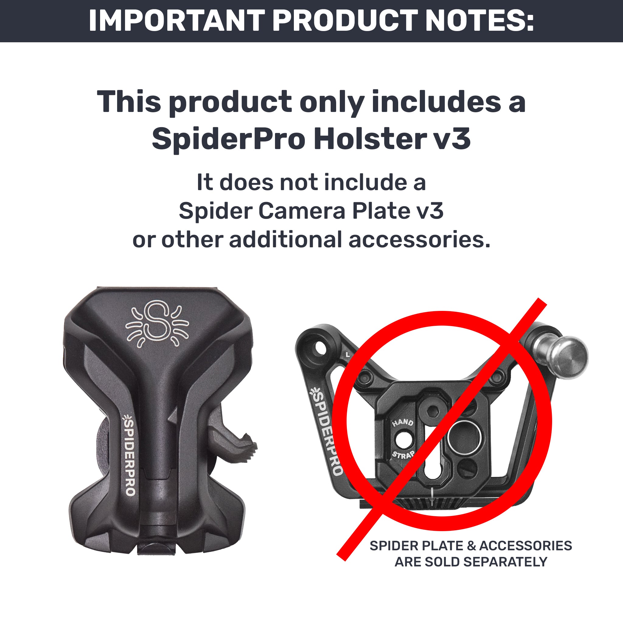 1010: SpiderPro Holster v3 (with standard belt clip)