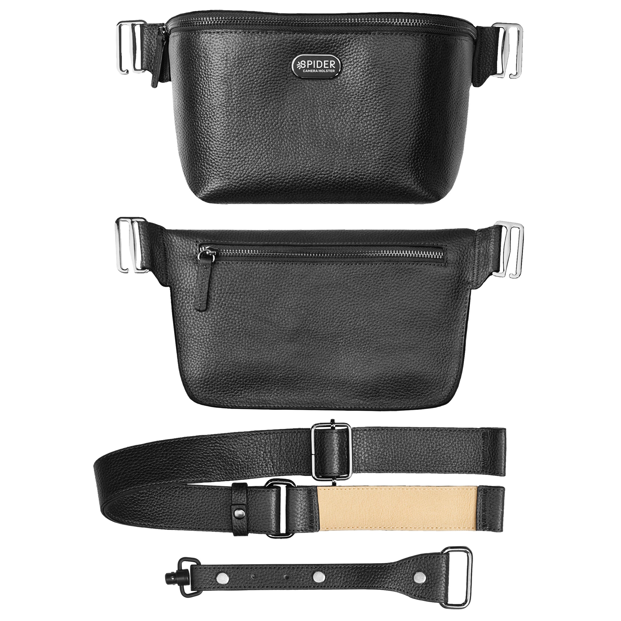 SpiderPro Leather Sling Pouch
