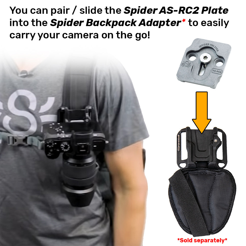 311: SpiderPro Tripod Plate - AS-RC2 (Arca Swiss + Manfrotto Adapter Plate)