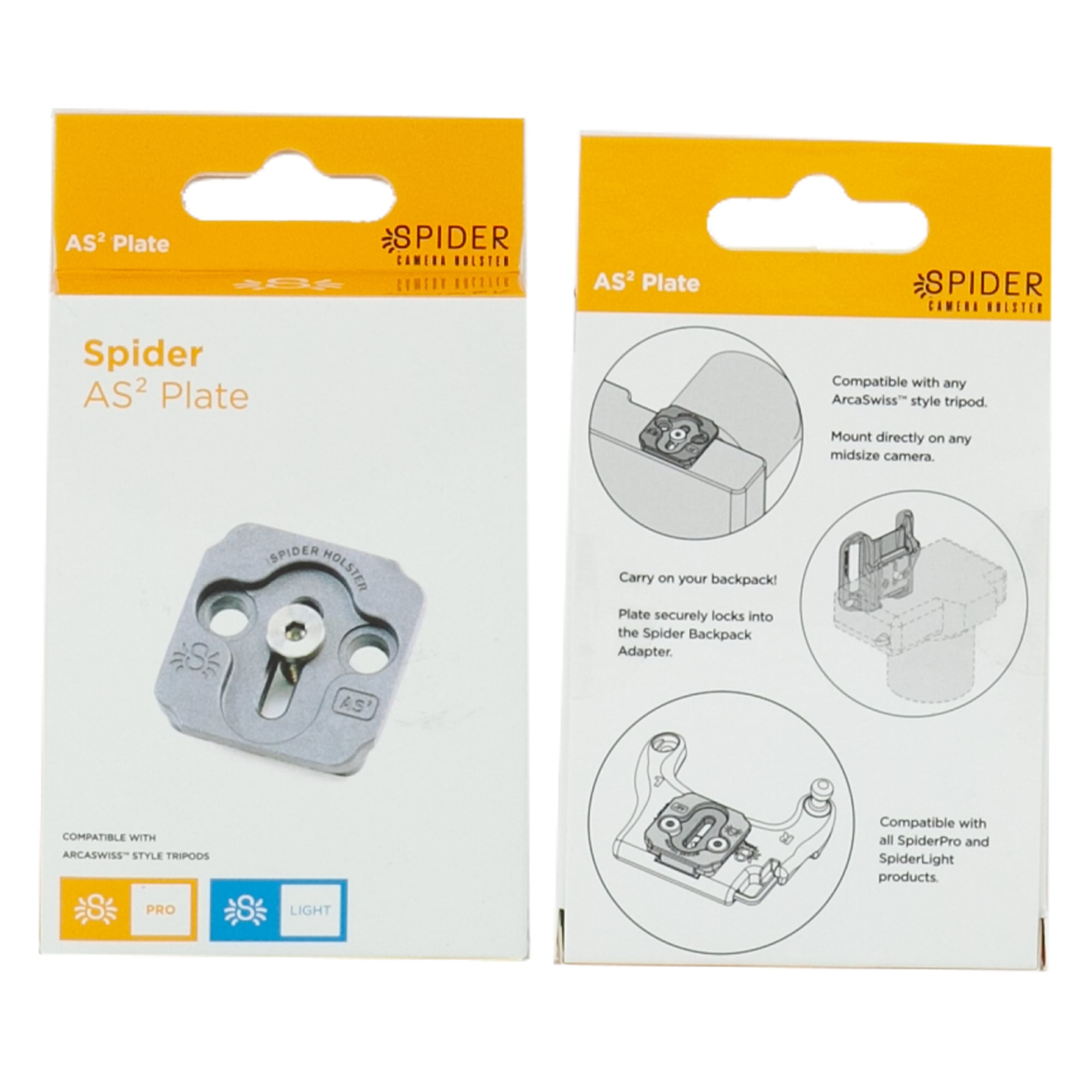 310: SpiderPro Tripod Plate - AS2 (Arca Swiss Adapter Plate)