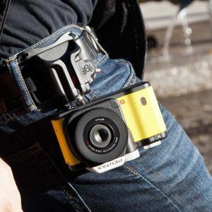 Black Widow Holster on belt.