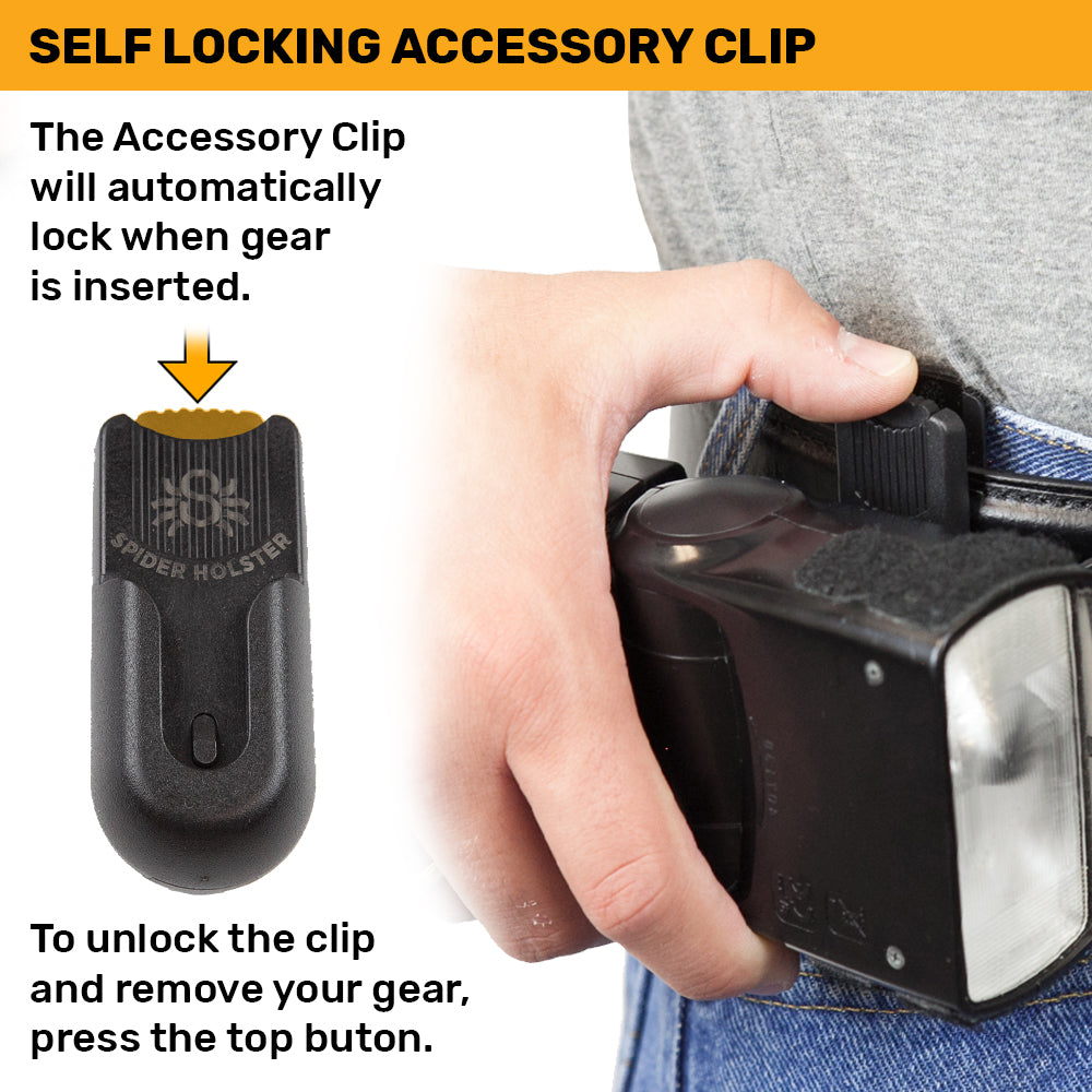 900: SpiderMonkey Accessory Holster Kit for Flash, Light Meter, Battery Pack
