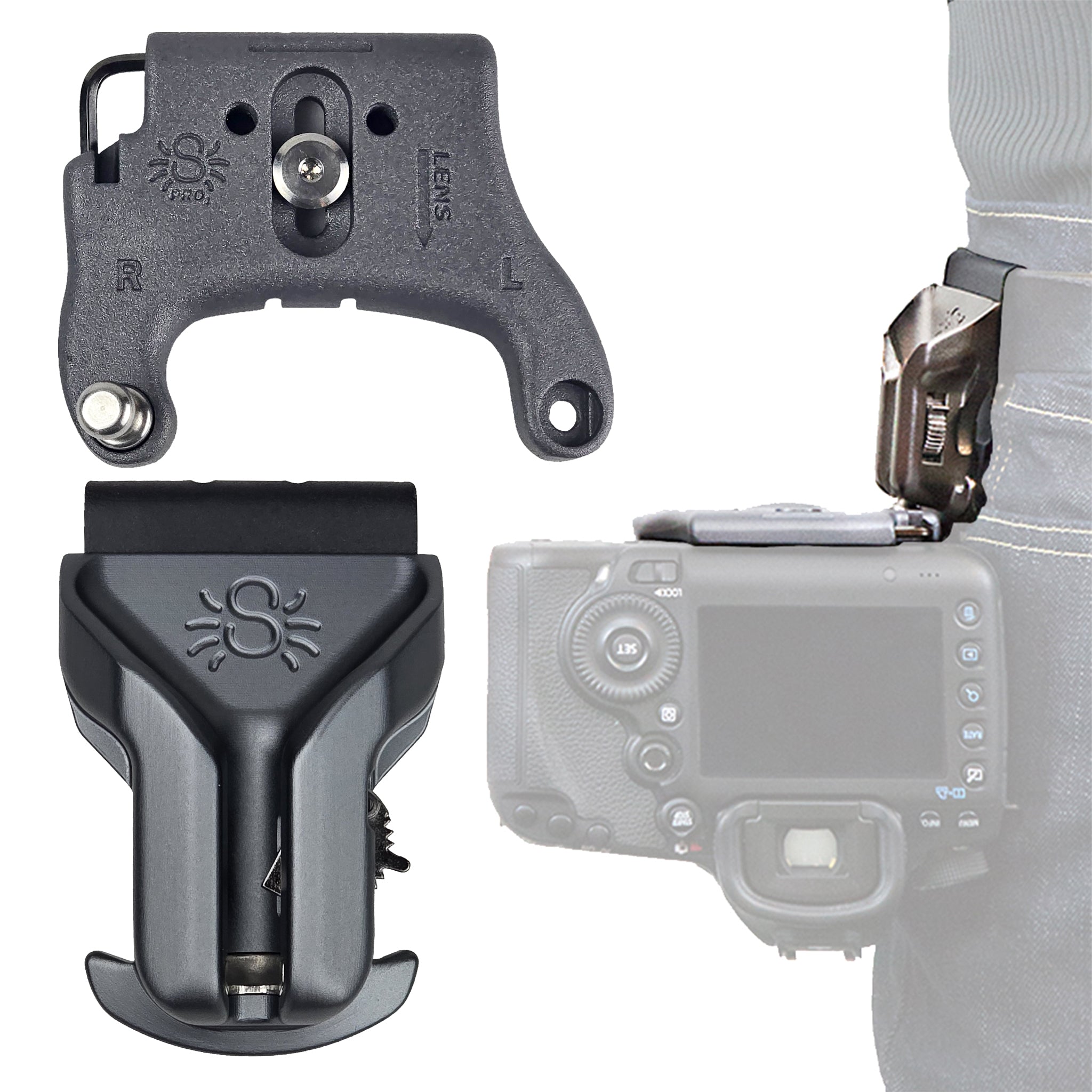 211: SpiderPro Holster Set - Holster + DSLR Camera Plate