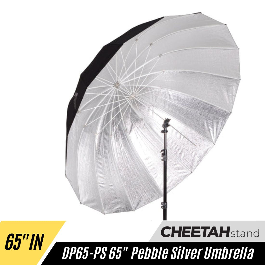 65" Pebble Silver Deep Umbrella