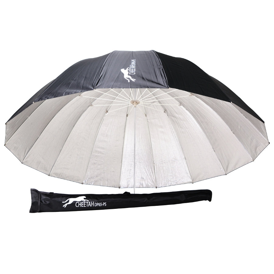 65" Pebble Silver Deep Umbrella