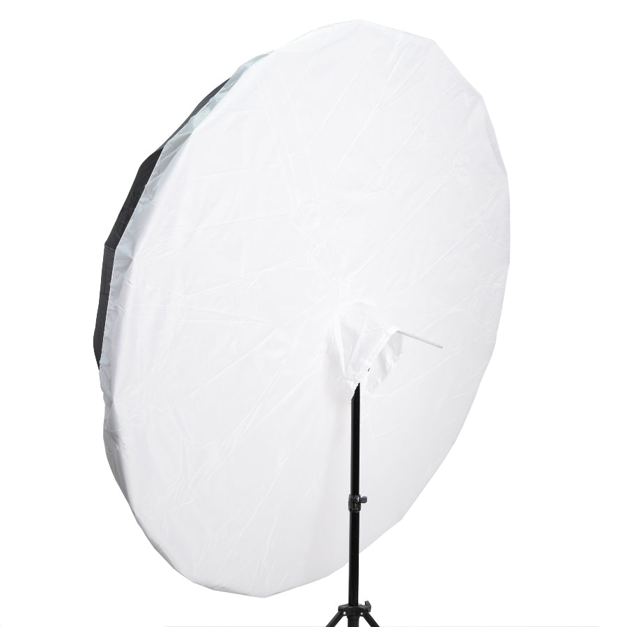 65" White Deep Umbrella with Diffuser