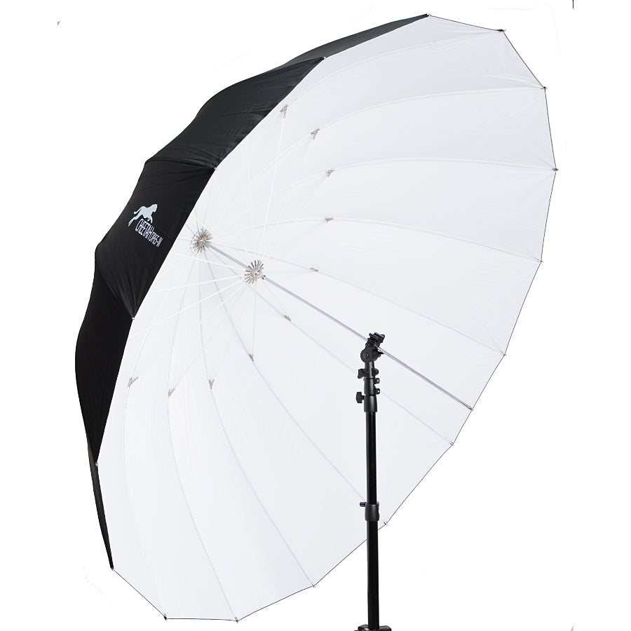 65" White Deep Umbrella with Diffuser