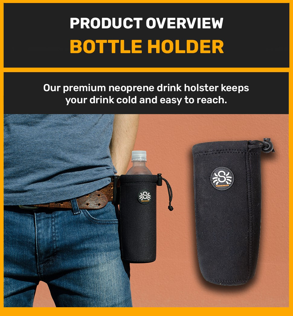 Spiderman Water Bottle SpiderMonkey Water Bottle Holder Neoprene