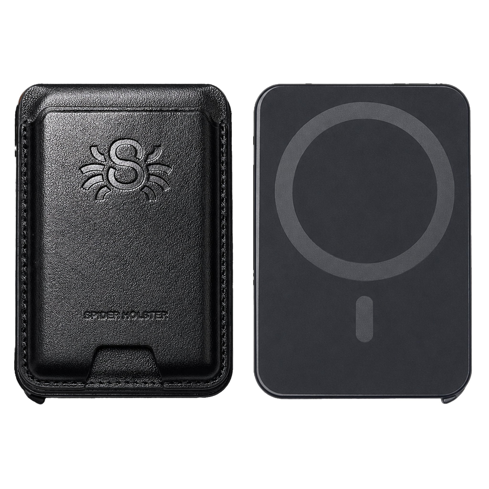 Spider Holster Leather Magnetic Wallet