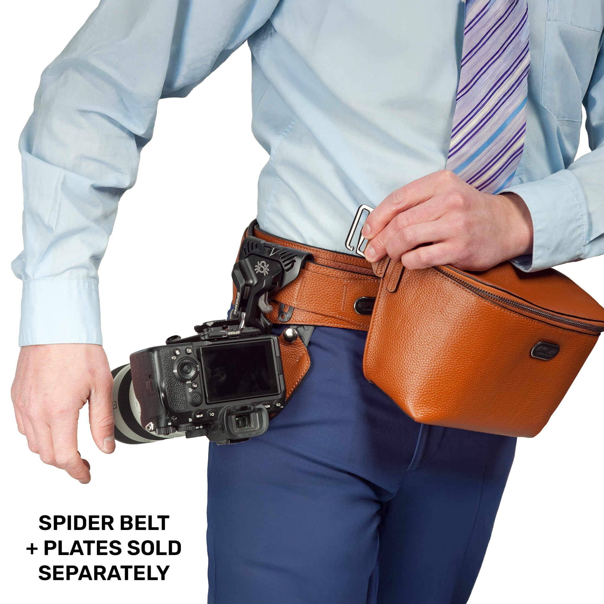 1540: SpiderPro Leather Sling Pouch