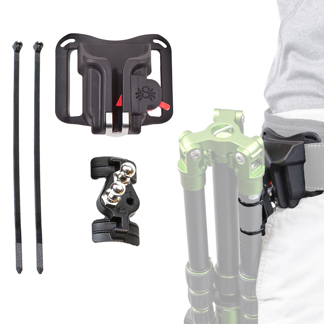 861: BlackWidow Tripod Carrier Kit - Holster + Tripod Leg Adapter