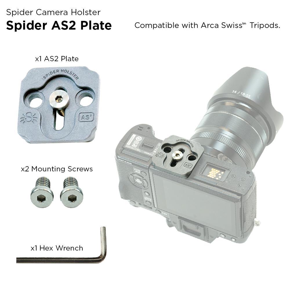 Arca Swiss AS2 Adapter Plate - Spider Camera Holster