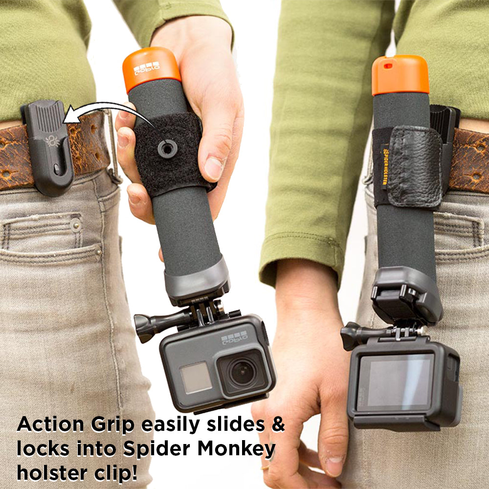 920: SpiderMonkey Action Grip - Gimbal Grip + Clip