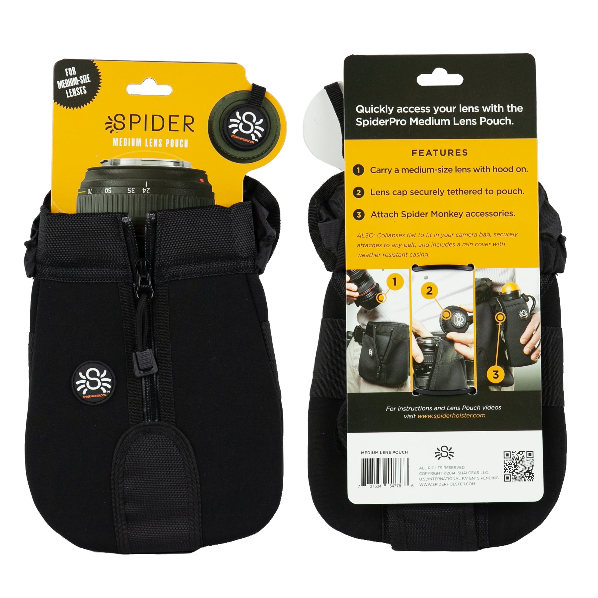 903: SpiderPro Medium Lens Pouch (24-70mm)