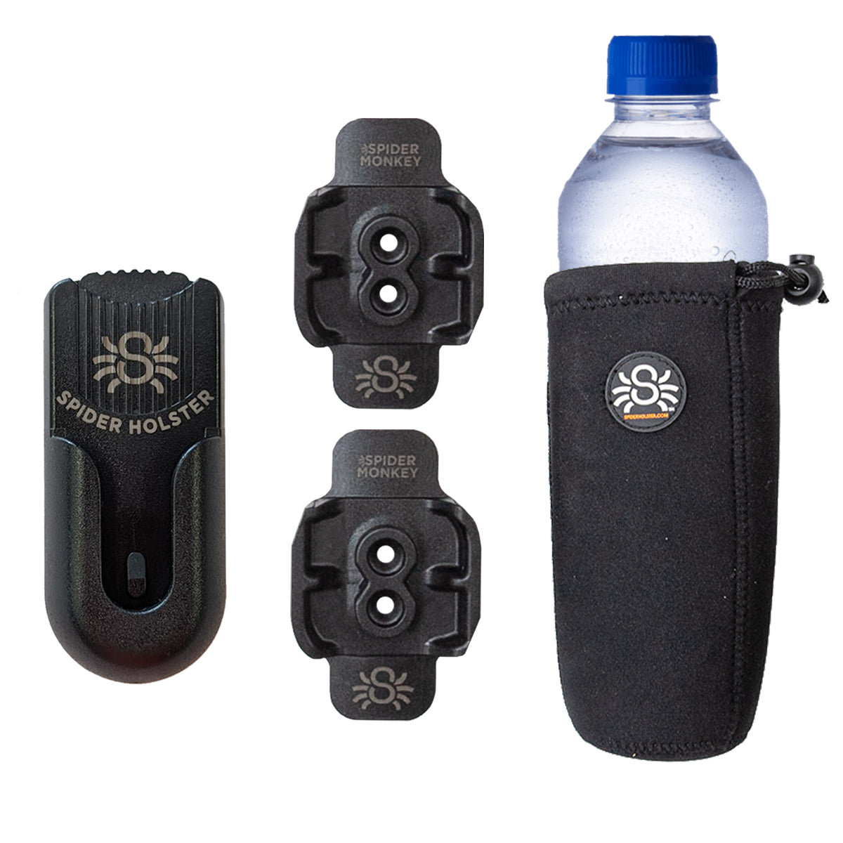 Spider Monkey Water Bottle Holder with Holster Base