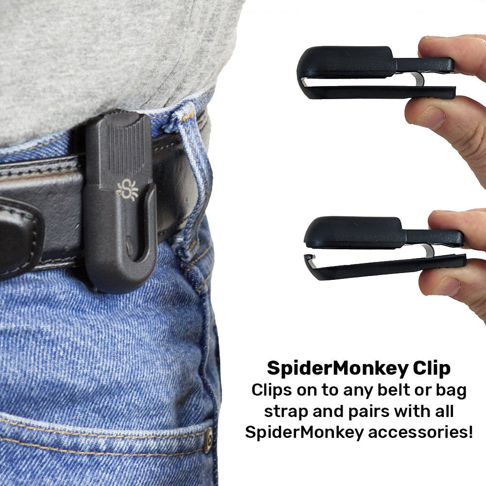 900: SpiderMonkey Kit - Accessory Clip + 2 Adhesive Accessory Tabs